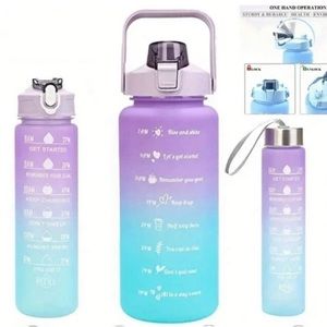 3 motivational water bottles